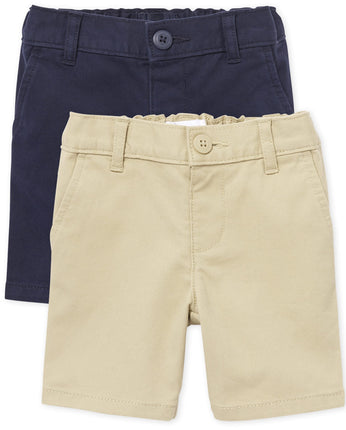 The Children's Place Baby Girls' Shorts, Pack of T