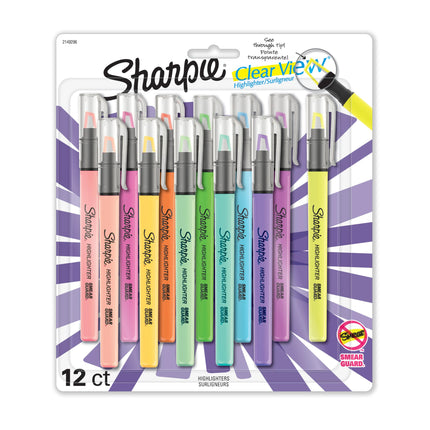 Sharpie Clear View Highlighter with See-Through Ch