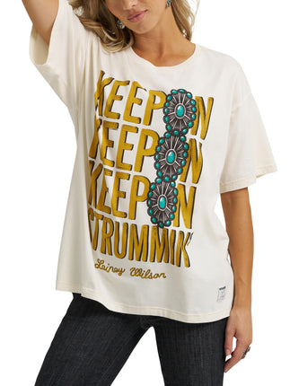 Wrangler Lainey Wilson Keep On Keep On Tee Shirt,