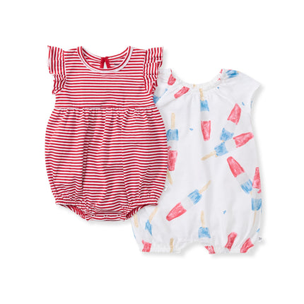 Burt's Bees Baby baby-girls Romper, 100% Organic C