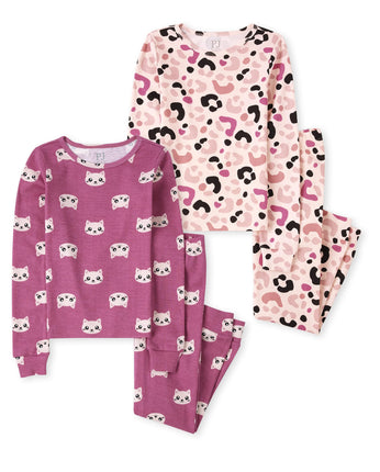 The Children's Place Girls Pajama Set (Pack of 2),