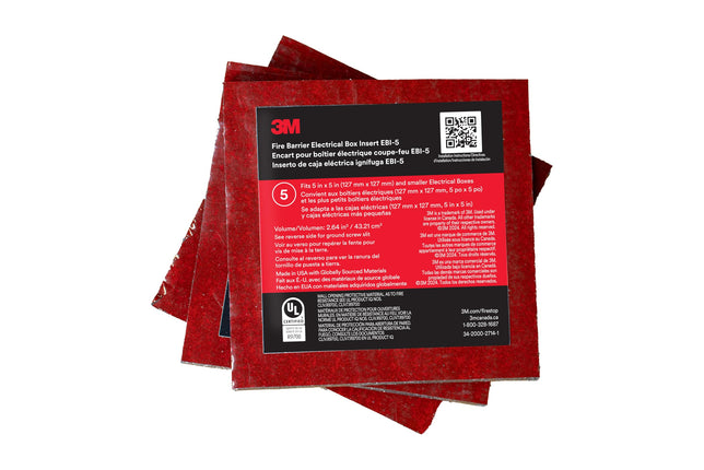 3M™ Fire Barrier Electrical Box Inserts EBI-4, 3.2
