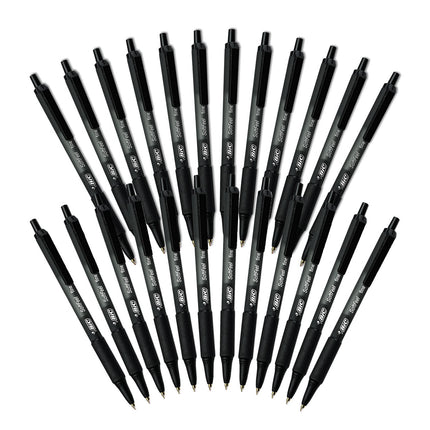BIC Soft Feel Retractable Ball Point Pen, Fine Poi