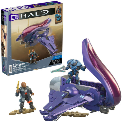 MEGA Halo The Series Vehicle Building Toys Set, Re