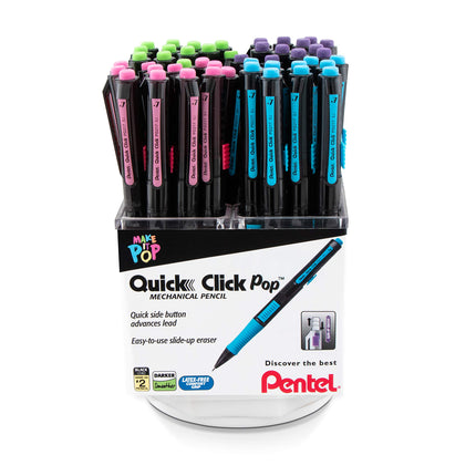 Pentel Quick Click Pop Mechanical Pencil, (0.7mm)