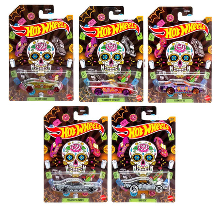 Hot Wheels 2023 Día de Los Muertos Halloween Compl
