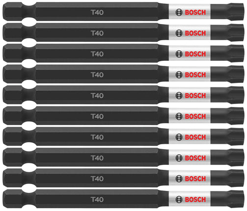 BOSCH ITT4035B 10-Pack 3-1/2 in. Torx #40 Impact T