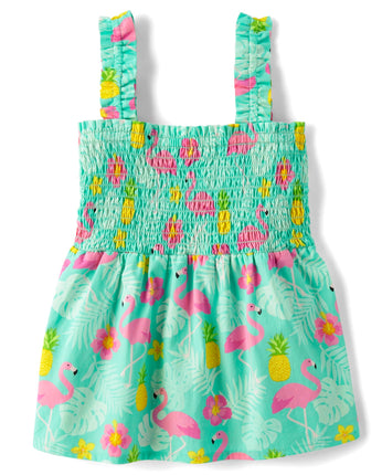 Gymboree Girls' and Toddler Printed Summer Tops, T