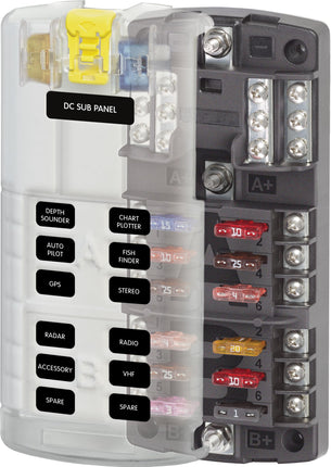 Blue Sea Systems 5032 ST Blade Fuse Block Dual 12