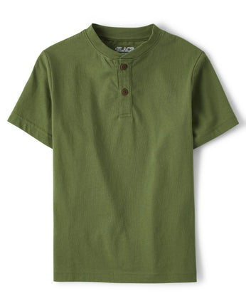 The Children's Place Boys' Short Sleeve Henly T-Sh
