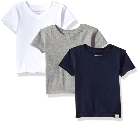 Burt's Bees Baby Baby Boys' Short Sleeve V-Neck Te