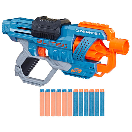 NERF Elite 2.0 Commander RD-6 Blaster, 12 Official