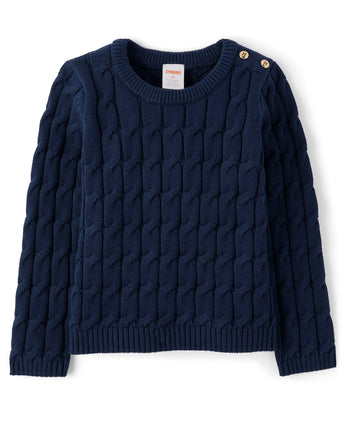 Gymboree Boys' and Toddler Long Sleeve Cable Knit