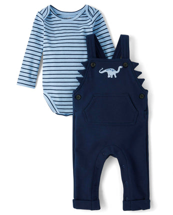 The Children's Place Baby Boys' Overall Set, Blue
