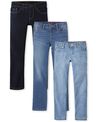 The Children's Place Girl's Basic Skinny Jeans, Bl
