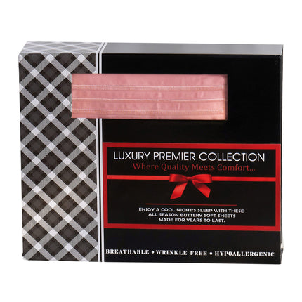 Elegant Comfort Luxurious Microfiber GIFT BOX 4-Pi