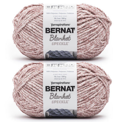 Bernat Blanket Speckle Clay Brick Yarn - 2 Pack of
