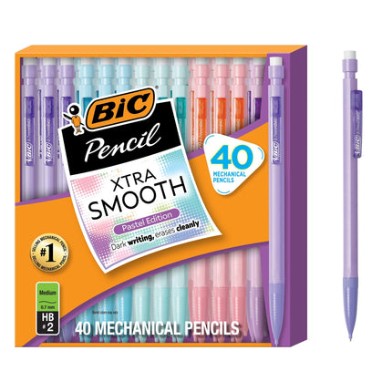 BIC Xtra-Smooth Pastel Mechanical Pencils with Era