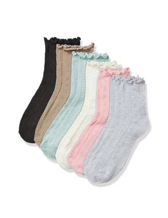 The Children's Place Girls' Midi Socks Variety Pac