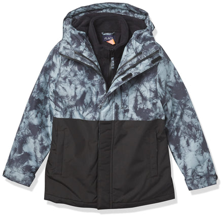The Children's Place Boys' 3 in 1 Winter Jacket wi