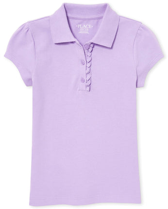 The Children's Place Girls' Short Sleeve Ruffle Pi