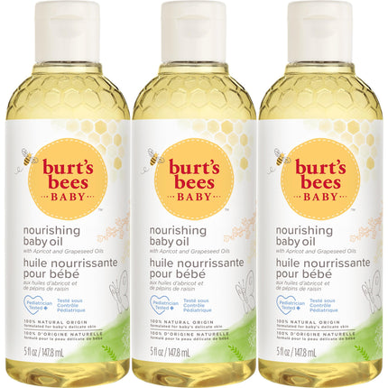 Burt's Bees Baby Nourishing Baby Oil, 100% Natural