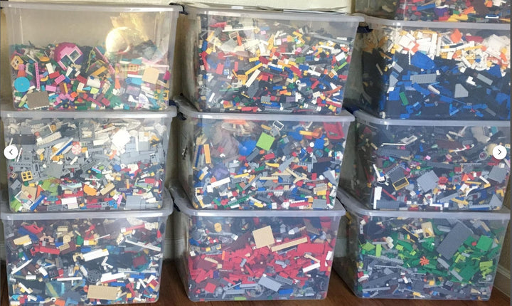 LEGO 4 Pounds Bulk Pieces Random Selection Bricks,