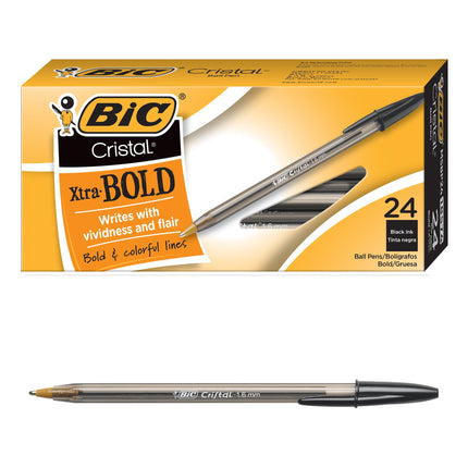 BIC Cristal Xtra Bold Ballpoint Pen, Bold Point (1