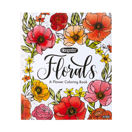 Crayola Floral Adult Coloring Book (40pgs), Flower