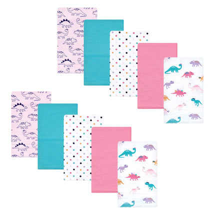 Hudson Baby Unisex Baby Cotton Flannel Burp Cloths