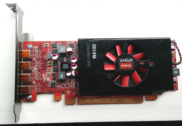 ATI AMD FirePro W4100 2GB GDDR5 4Mini DisplayPorts