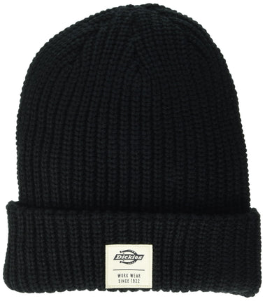 Dickies Mens Cuffed Fisherman Beanie, Black, One S