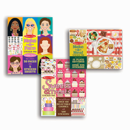 Melissa & Doug Sticker Pads Set: Sweets and Treats
