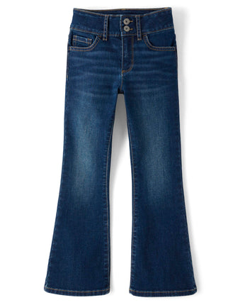 The Children's Place Girls' Wide Leg Denim Jeans,
