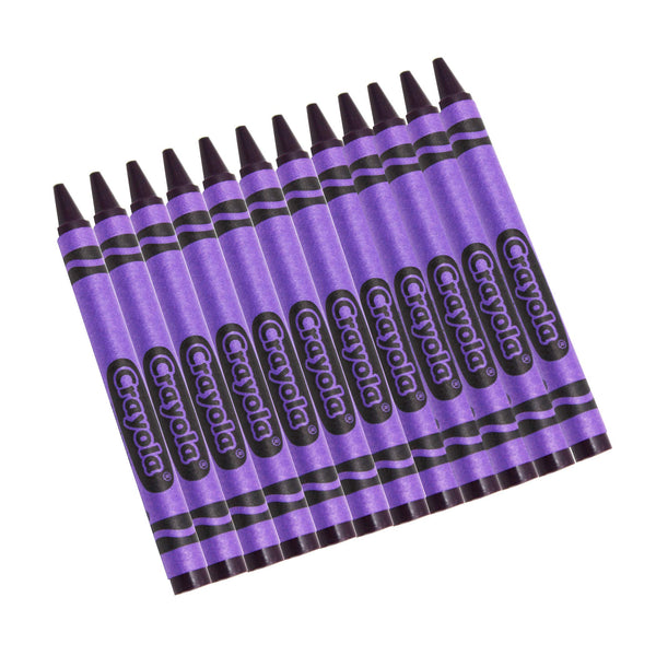 Crayola Crayons in Purple, Bulk Crayons, 12 Count,