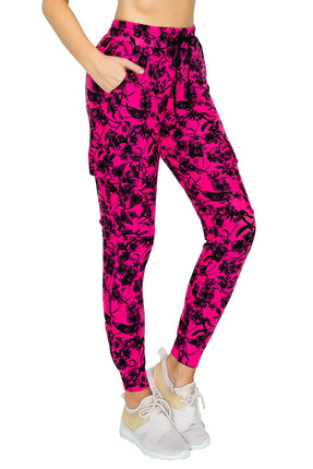 ALWAYS Women's Tie Dye Cargo Jogger Sweatpants - S