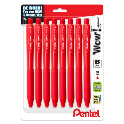 Pentel Wow! Retractable Ballpoint Pen, (1.4mm), Bo
