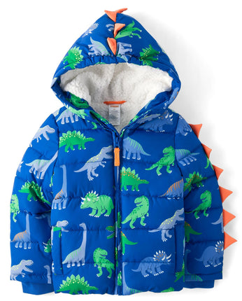 Gymboree boys And Toddler Puffer Jacket, Renew Blu