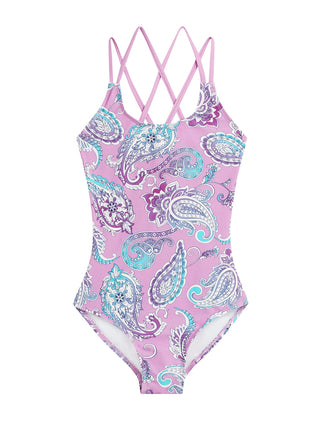 Kanu Surf Girls' Reese UPF 50 Beach Sport Criss-Cr