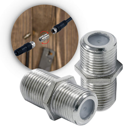 GE 23203 Cable Extension Adaptor Connects Two Coax