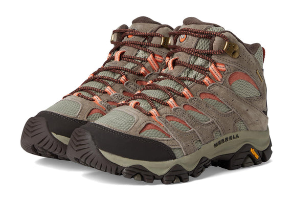 Merrell Women's Moab 3 Mid Wp Hiking Boot, Bungee
