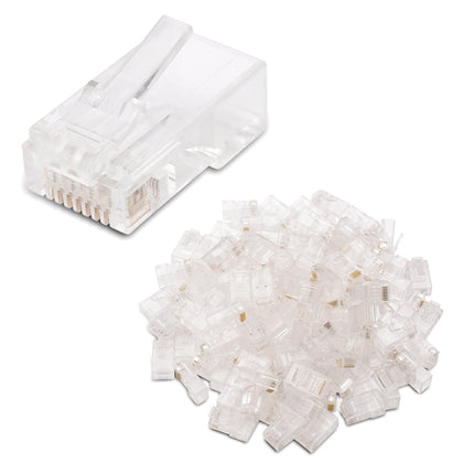 Cable Matters 100-Pack Cat 6 RJ45 Modular Plugs fo