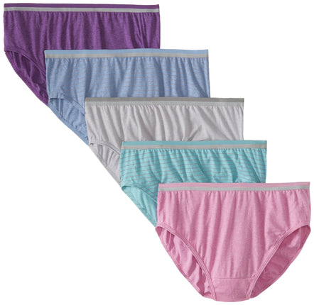 Fruit of the Loom Women's Plus Size Fit for Me 5 P