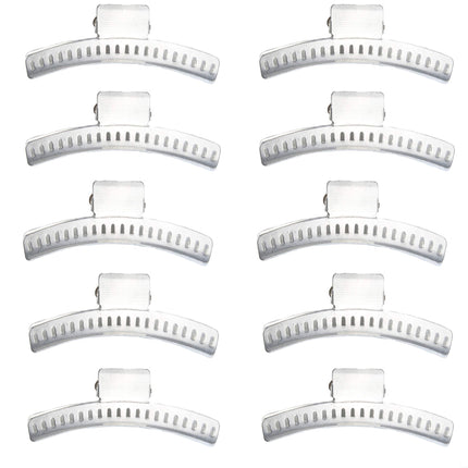 Hair Clips - Set of 10 - Aluminum 3.5 Butterfly Wa