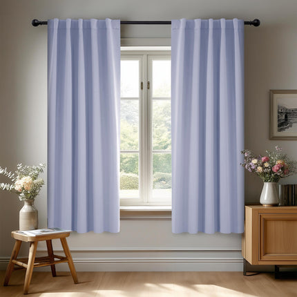 Deconovo Back Tab and Rod Pocket Drapes and Curtai