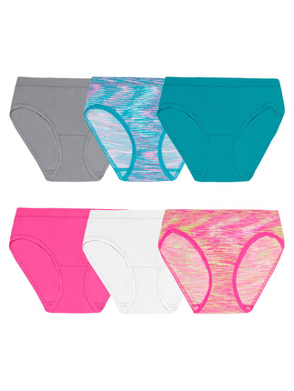 Fruit of the Loom Girls' Seamless Underwear Multip