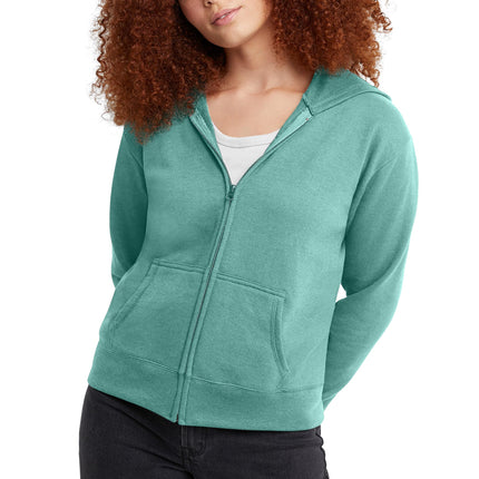Hanes Hoodie, EcoSmart Fleece Full, Zip-up Hooded