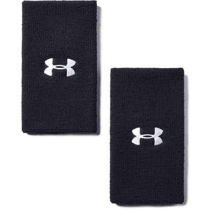 Under Armour 6'' PERFORMANCE WRISTBAND - Black, Wh