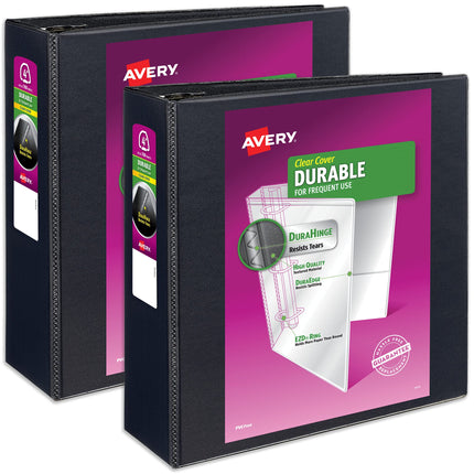 Avery Durable View 3 Ring Binder, 4 Inch EZD Rings