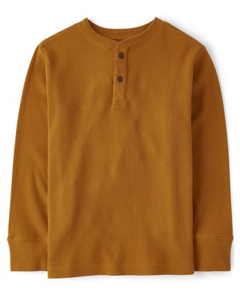 The Children's Place Boys' Long Sleeve Thermal Hen